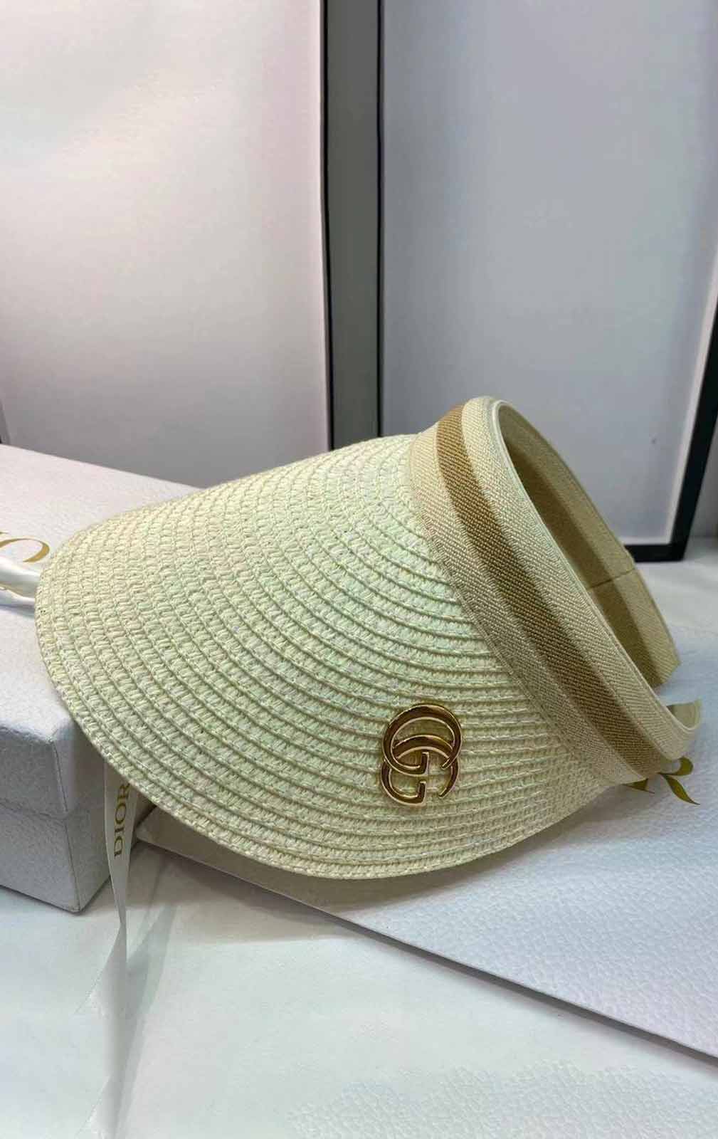 Cream Sun Hats Handmade Straw-G-H-02