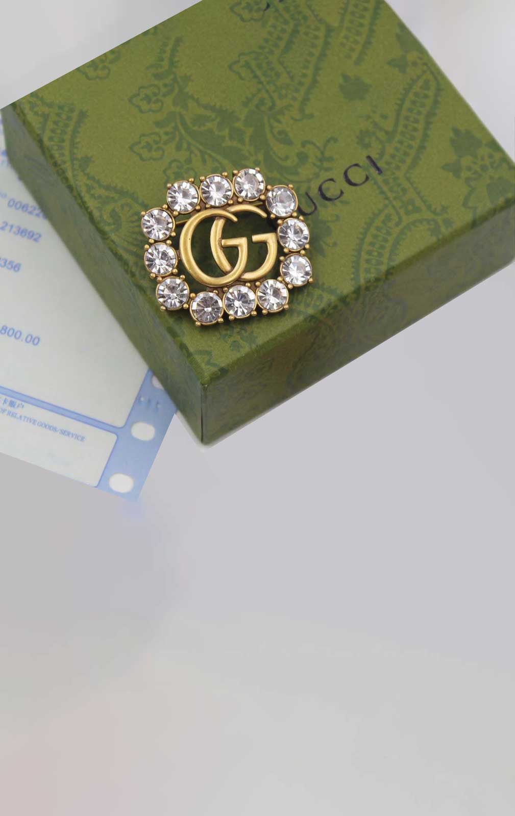 Gucci-White-Crystal-Marmont-Brooch-J-M-103