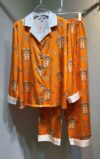 Print Button Top&Pants Pyjama Set-H-S-853