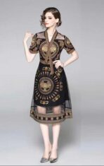 Summer New Vintage Dresses-V-D-101