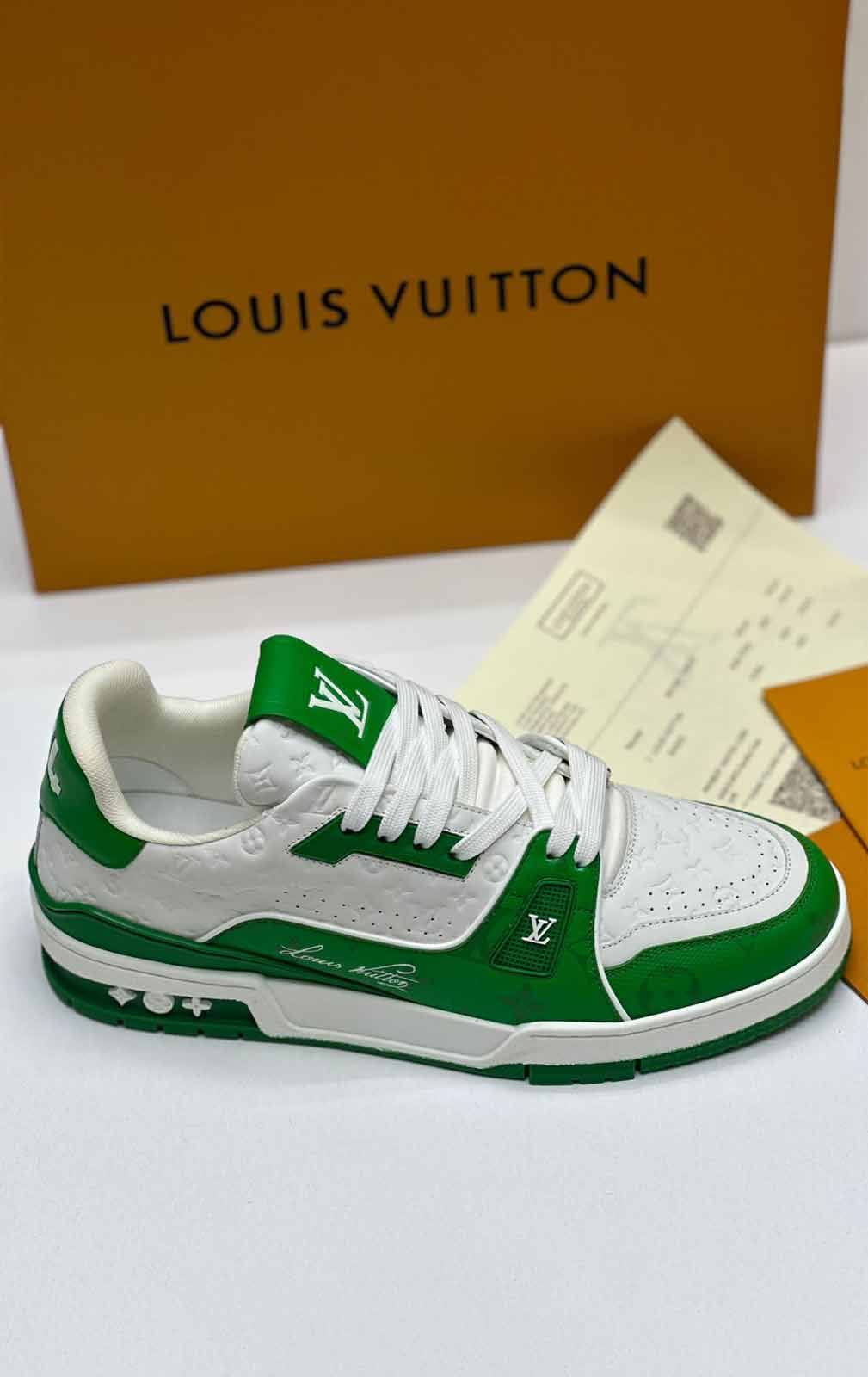 TRAINER YK GREEN WHITE SNEAKERS-L-110 (1)